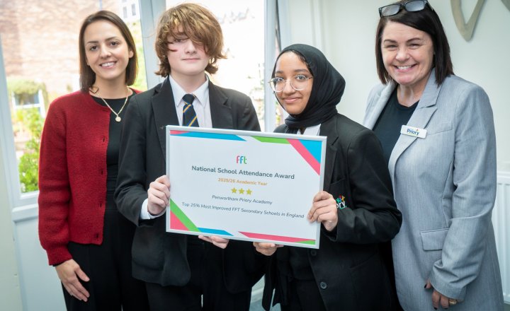 Image of Priory Celebrates National Recognition for Attendance Success