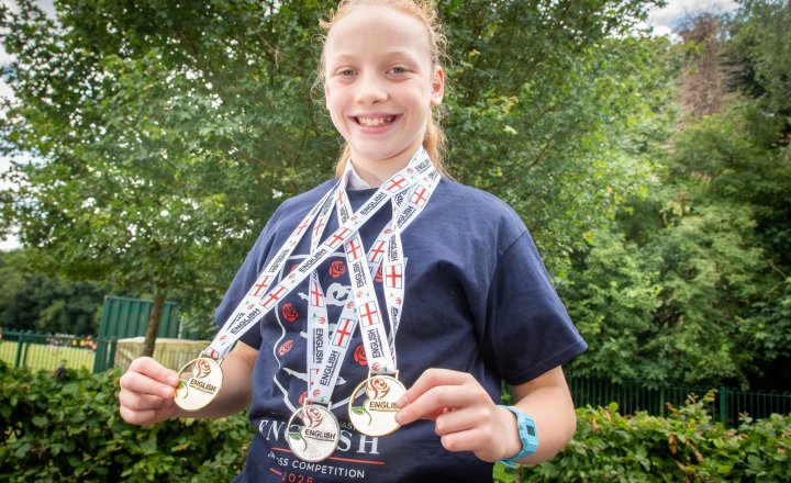 Image of National Glory for Year 7 Gymnast