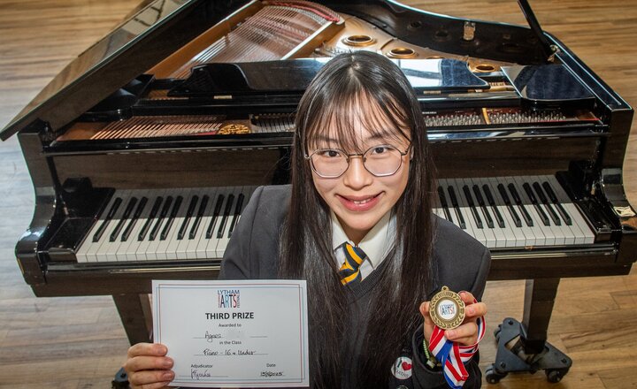Image of Year 11 Pupil Hits the Keys to Success in National Piano Contest
