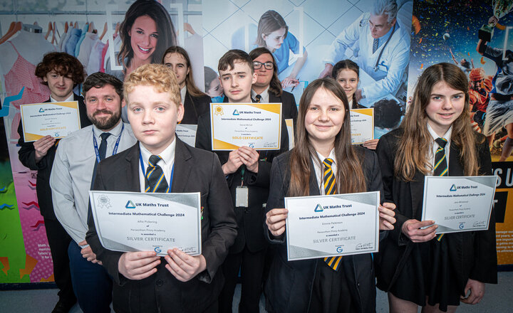 Image of Top maths pupils achieve gold in national competition