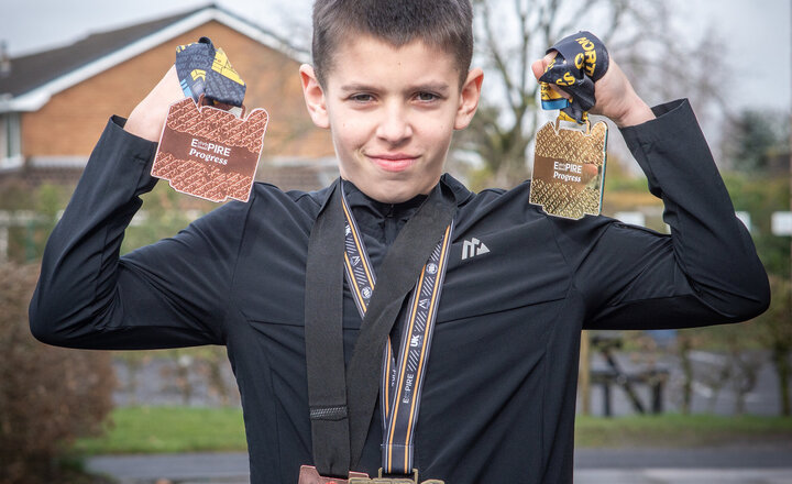 Image of Year 7 pupil adds to medals haul in martial arts events