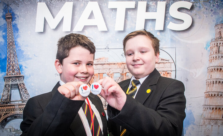 Image of Lewis and Josh: I love Maths because...