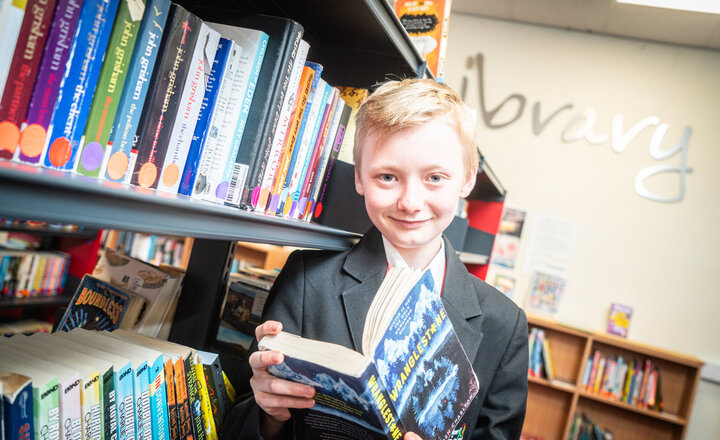 Image of Mrs Elliott's cool reader's club - Connor