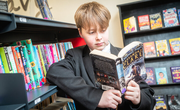 Image of Mrs Elliott's cool reader's club - Caleb