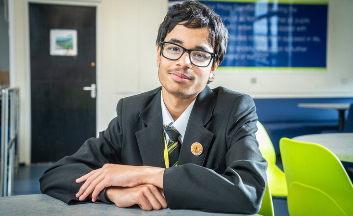 Image of Year 9 Pupil 'Spots' something to do in his spare time