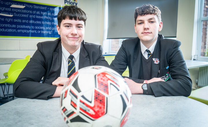 Image of Year 11 football fanatics set their sights on publishing their Premier League dream
