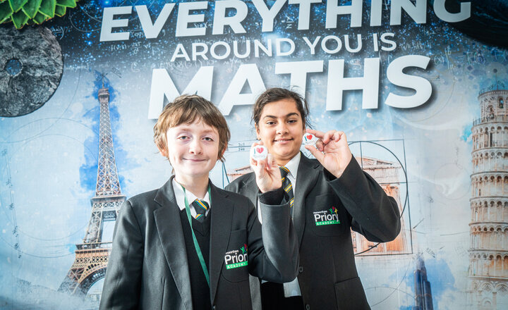 Image of Leon and Amna: I love Maths because...