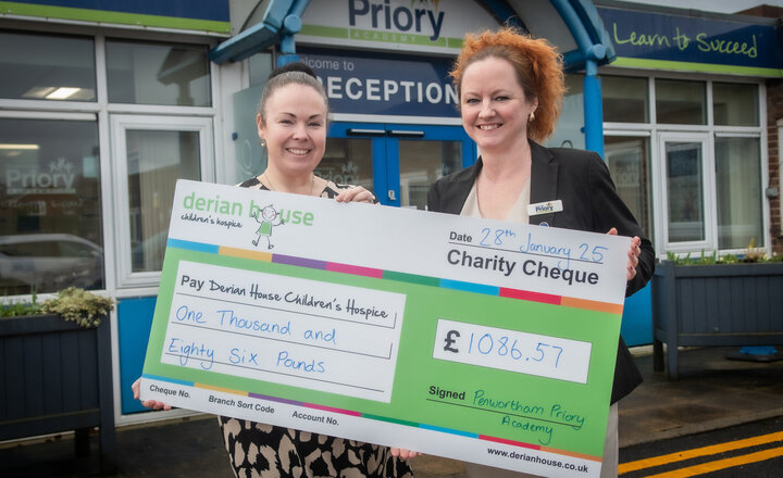 Image of Priory raises over £1000 for local hospice
