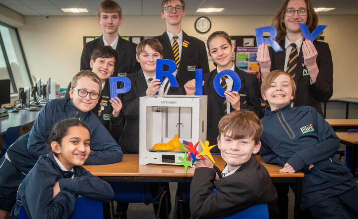 Image of From pixels to reality:  Priory pupils embrace 3D printing