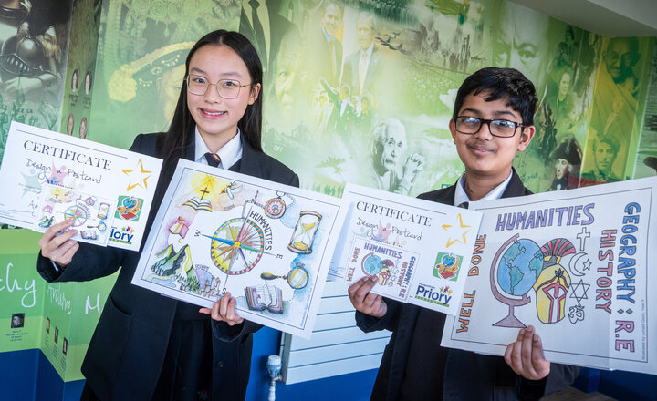 Image of Humanities reward artists for their postcard designs