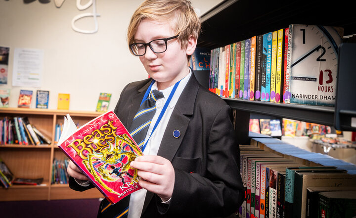 Image of Mrs Elliott's cool reader's club - James