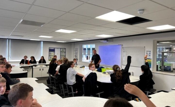 Image of Year 7 explore the dangers of County Lines