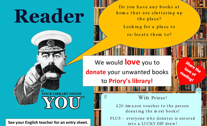 Image of Do you have any pre-loved books we could have for our library?