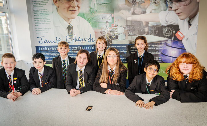 Image of Year 7 & 8 pupils are leading the way