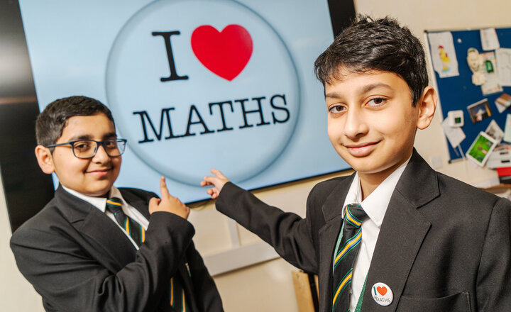 Image of Yusuf and Muhammed: I love Maths because...