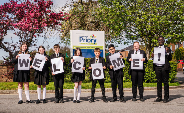 Image of Year 7 look forward to welcoming our new intake