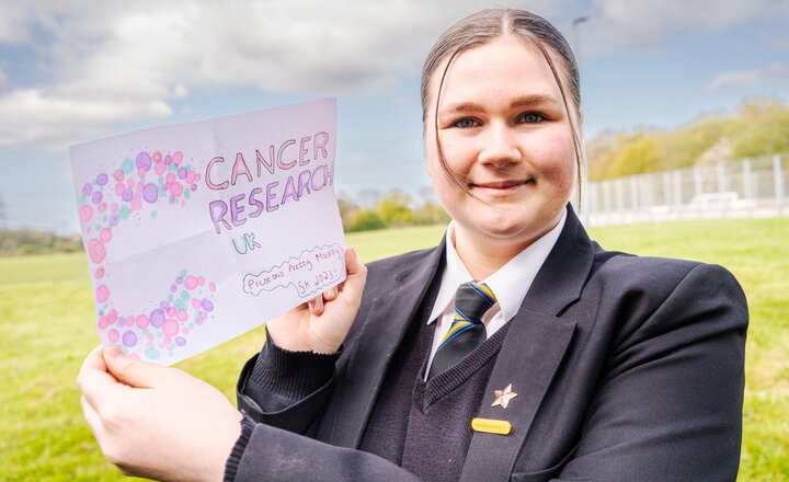Image of Year 10 Olivia is running for nana in aid of cancer charity