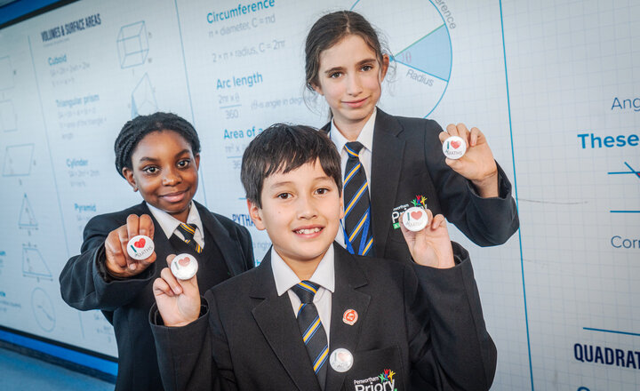 Image of Vivien, Ada and Marshall: I love Maths because...