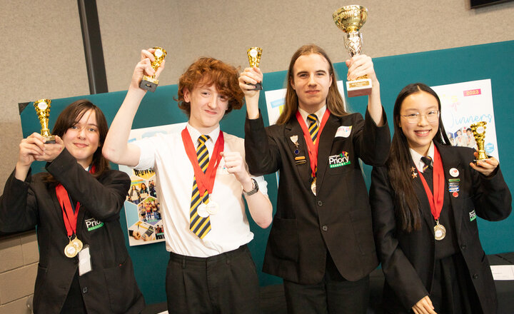Image of Runshaw College maths challenge - we won!