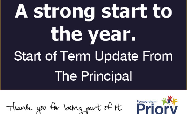 Image of Start of Term Update From The Principal