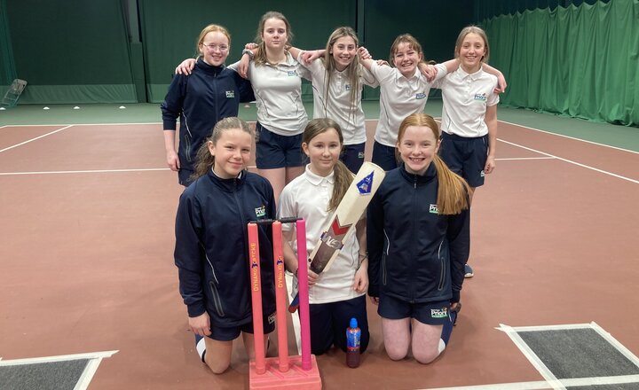 Image of U13s girls cricket tested at South Ribble tournament
