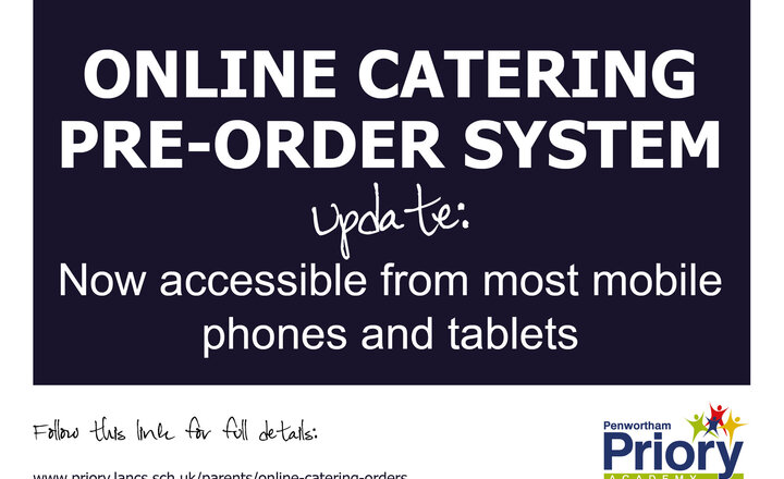 Image of Online catering pre-order system update