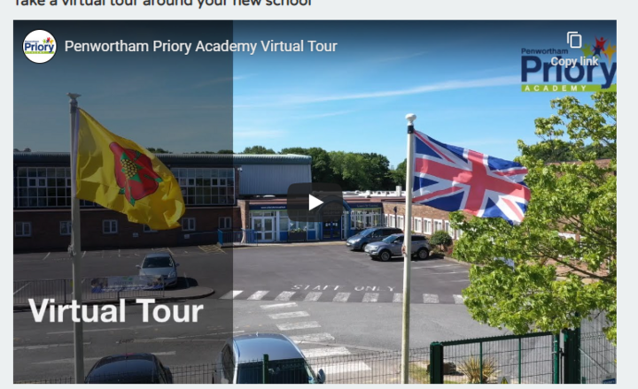 Image of Priory's virtual online tour