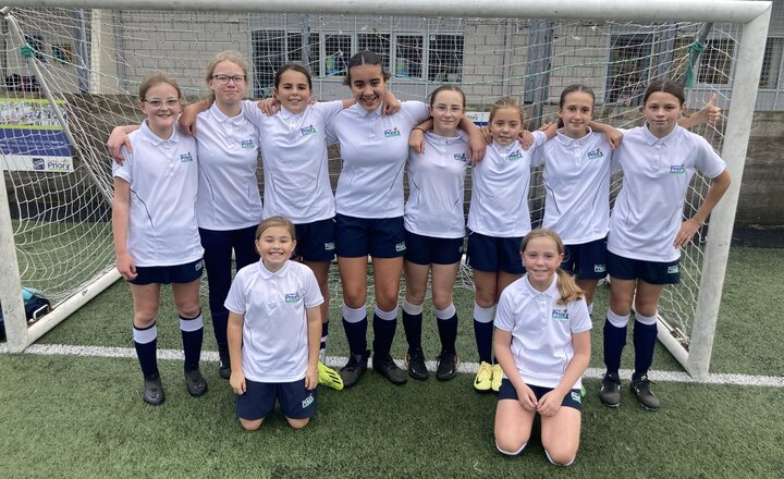 Image of Year 7 girls football team smash Lancashire Cup Round 1