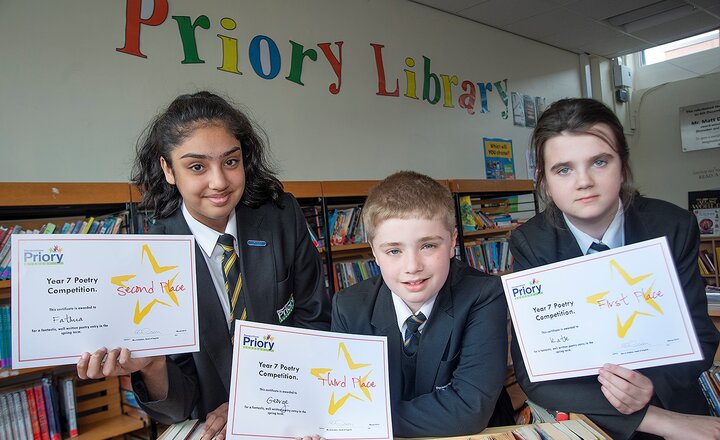 Image of Year 7 Poetry Competition Winners