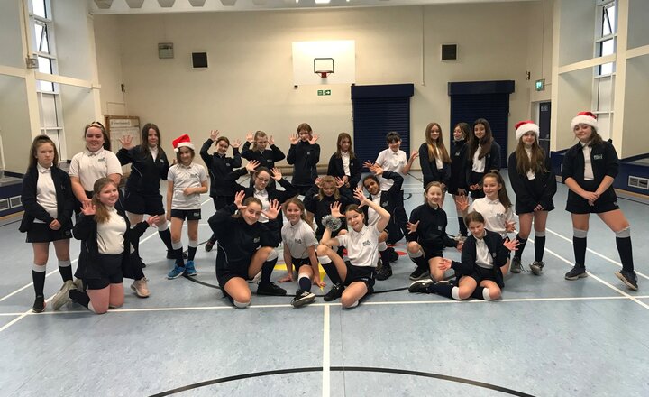 Image of PE at Christmas