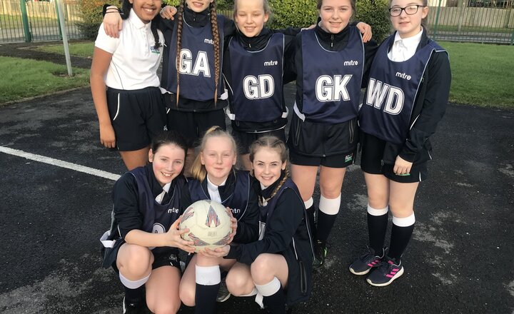 Image of Year 7 netball success