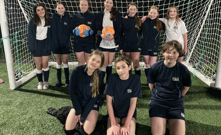 Image of Year 8 & 9 girls football team's courageous tournament fight