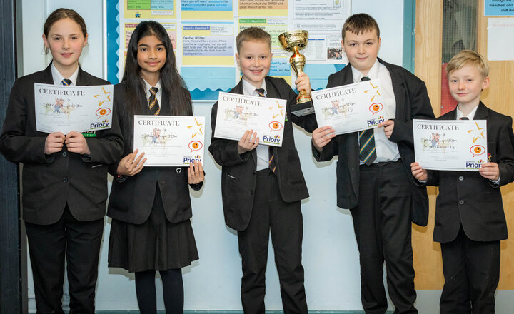 Image of Year 7 speak out at competition