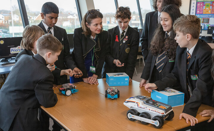 Image of South Ribble MP visits Priory