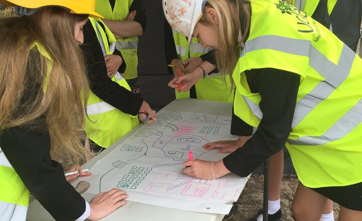 Image of Priory's model students design new village