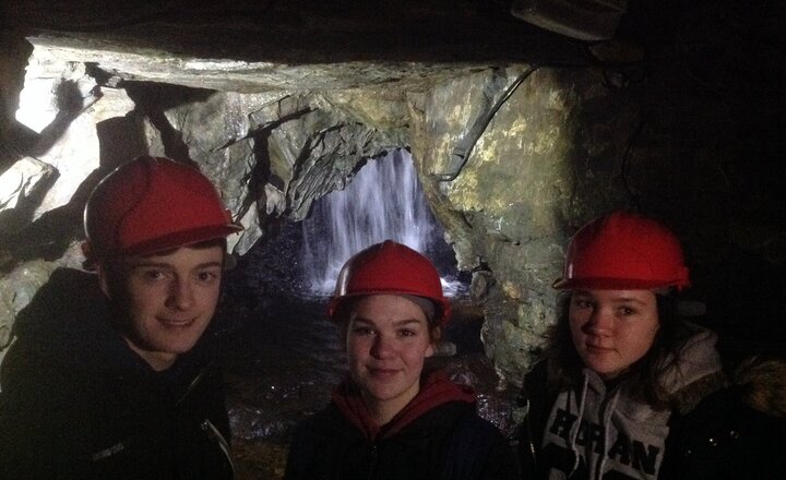 Image of GCSE geography goes underground!