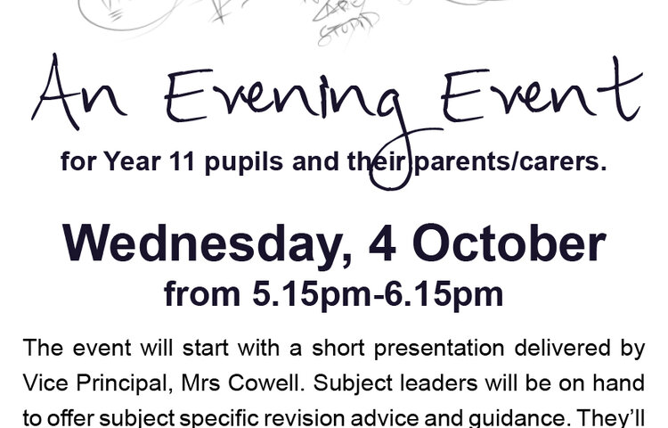 Image of Year 11 Revision Event
