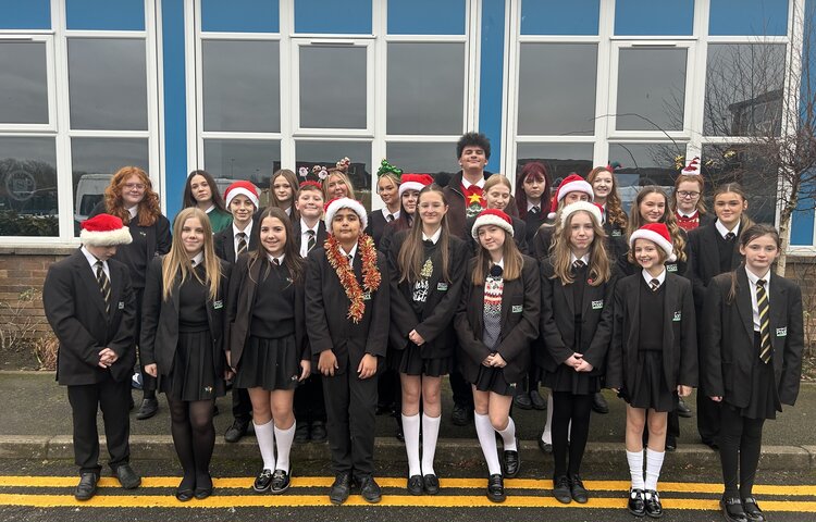 Image of Priory pupils bring festive cheer to Penwortham