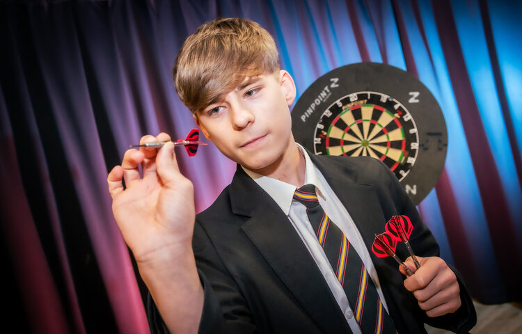 Image of Darts at Priory Steps Up To The Oche