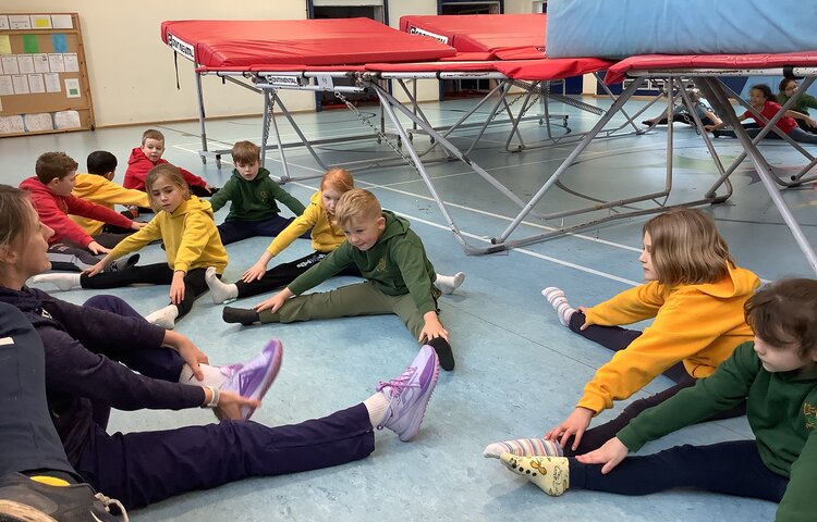 Image of From primary to Priory - trampolining with the PE department