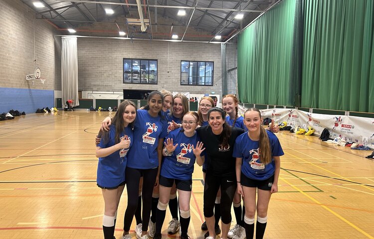 Image of Year 9 girls proved they can at West View Leisure Centre