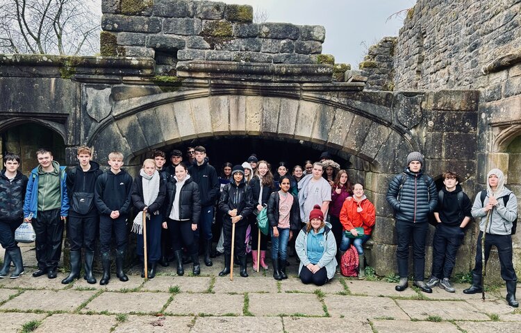 Image of Year 11 geography  river field visit - Wycoller