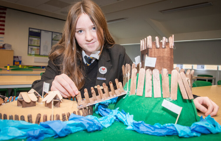 Image of Building the past:  Year 7s impressive castle models