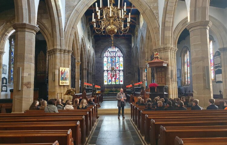 Image of Year 7 go back in time for a trip to Lancaster Castle