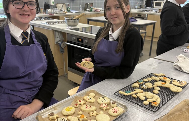 Image of Year 8 Enjoy Spooky Biscuit Creations at Mrs Lockwood’s Cookery Club 