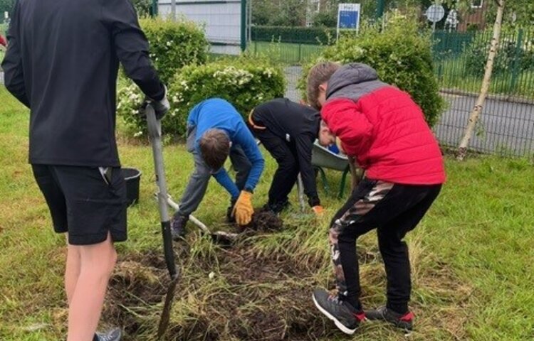 Image of Eco Club makes its mark on Priory's green spaces