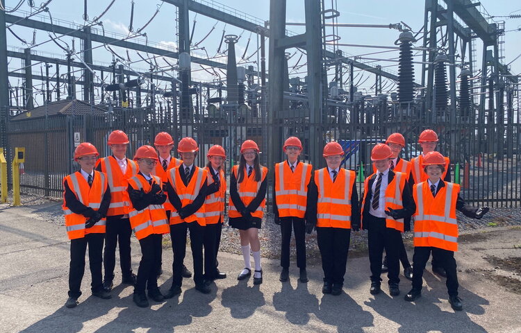 Image of Wired for the Future: Students Tour National Grid Site 
