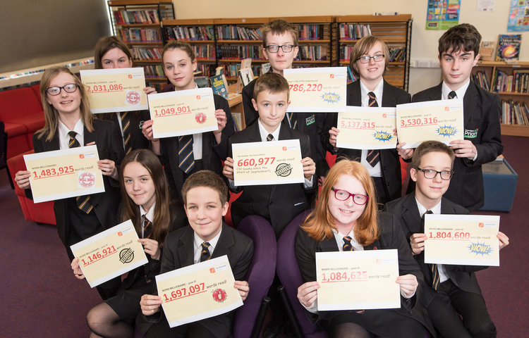 Image of Priory pupils enjoy millionaire status - in words at least!