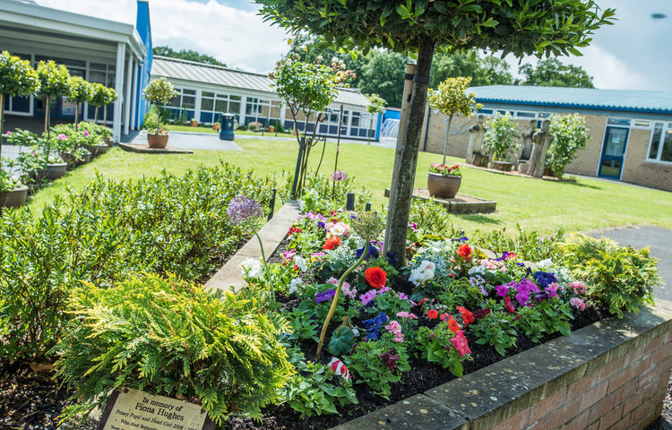 Image of Priory's in full bloom for local competition