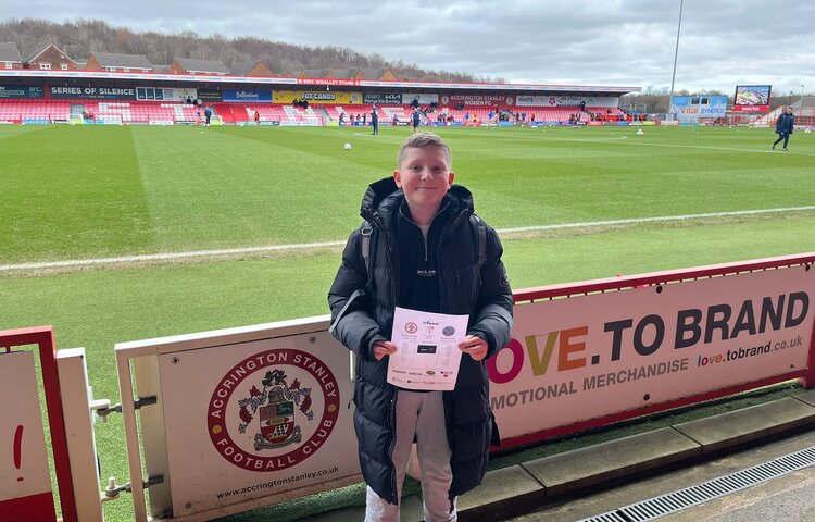 Image of Budding Year 10 Broadcaster Inspired by Professional Match Day Experience